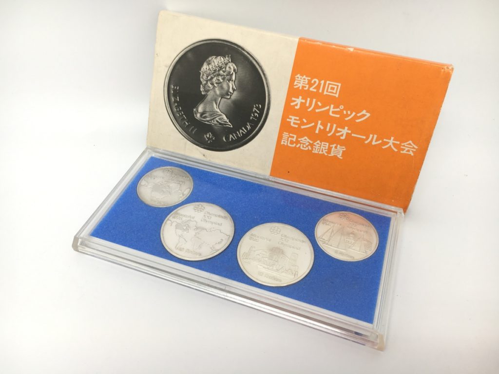 第21回 オリンピック モントリオール大会 記念銀貨 4枚セット 