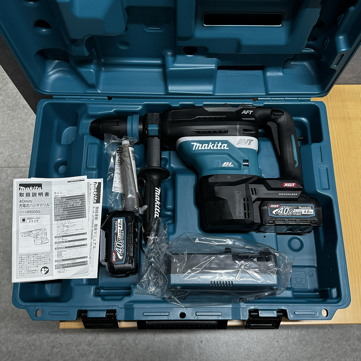 マキタ 40V 充電式 ハンマドリル HR005GRMX フルセット
