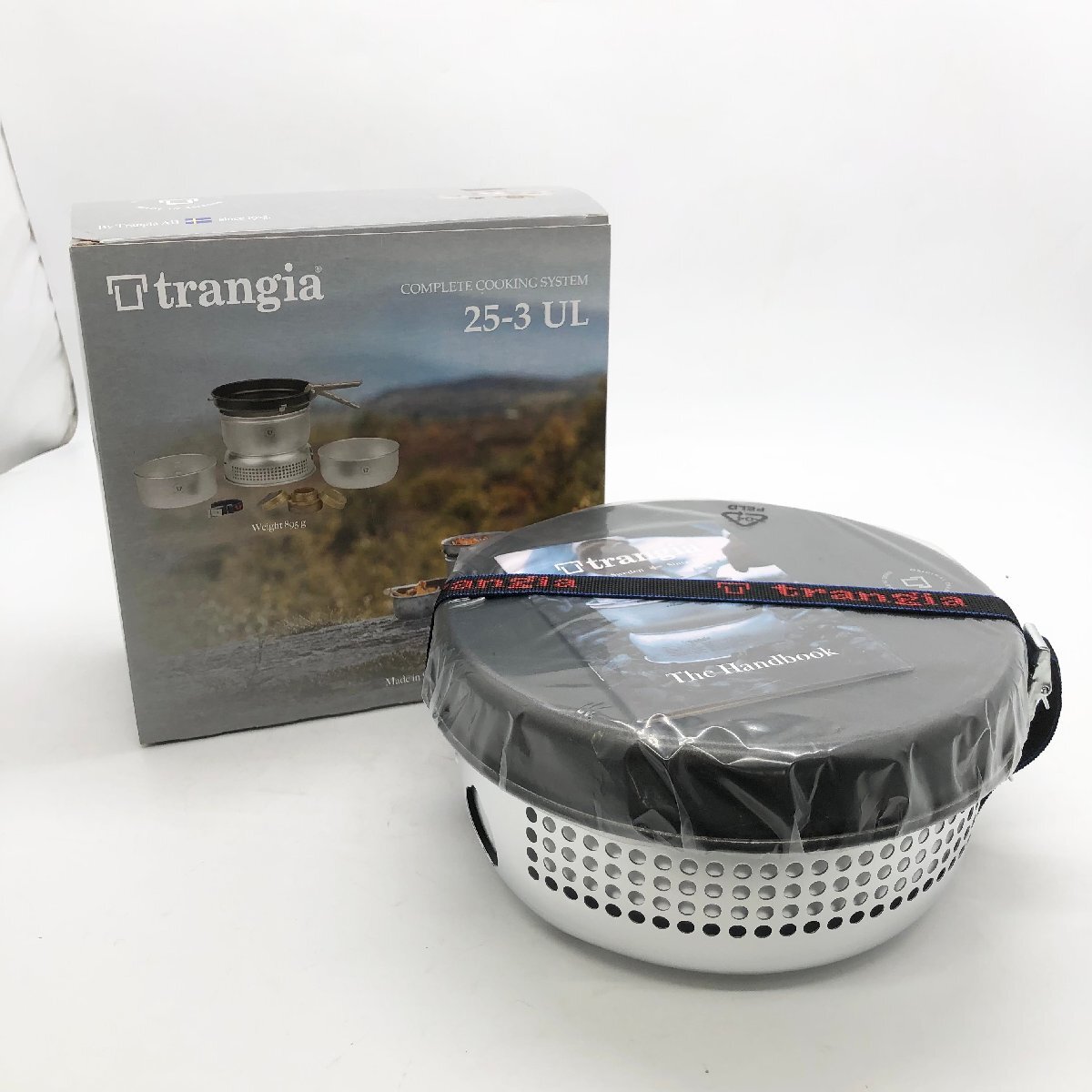【中古・未使用品】トランギア ストームクッカーS ウルトラライト TR-27-3UL trangia アウトドア キャンプ ストームクッカーS・ウルトラライト・TR-27-3UL（ストーム